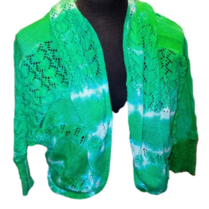 LA Blend green tye dyed cardigan